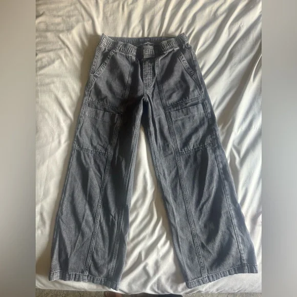 GAP Women's Black Washed Wide Leg Jeans Medium NWOT - Picture 6 of 11